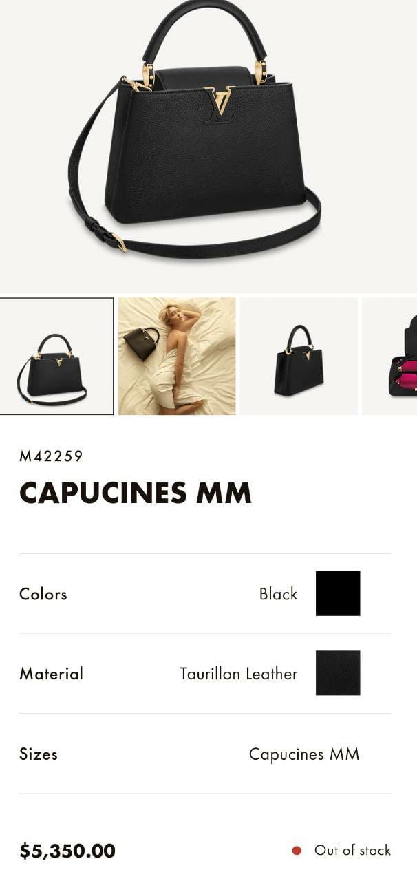 Capucines MM Taurillon Leather - Handbags M42259