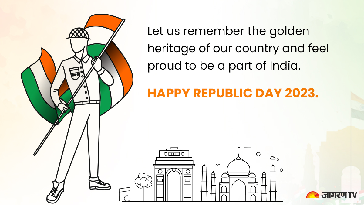 RepublicDay Englishes wishes: Send these wishes, quotes, Whatsapp/FB images,  HD wallpapers to your loved ones