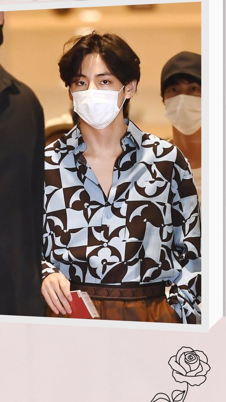 Airport fashion at its finest with Gucci. (Person in the picture is Kim  Taehyung of BTS) : r/ModernFashionPorn