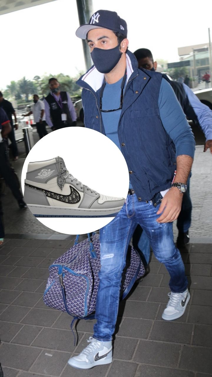 Sneakerstarsindia - Ranbir Kapoor wearing Nike Offwhite Air Jordan 1. # ranbirkapoor #nike #offwhite #offwhiteaj1 #virgilabloh #sneakerstarsindia