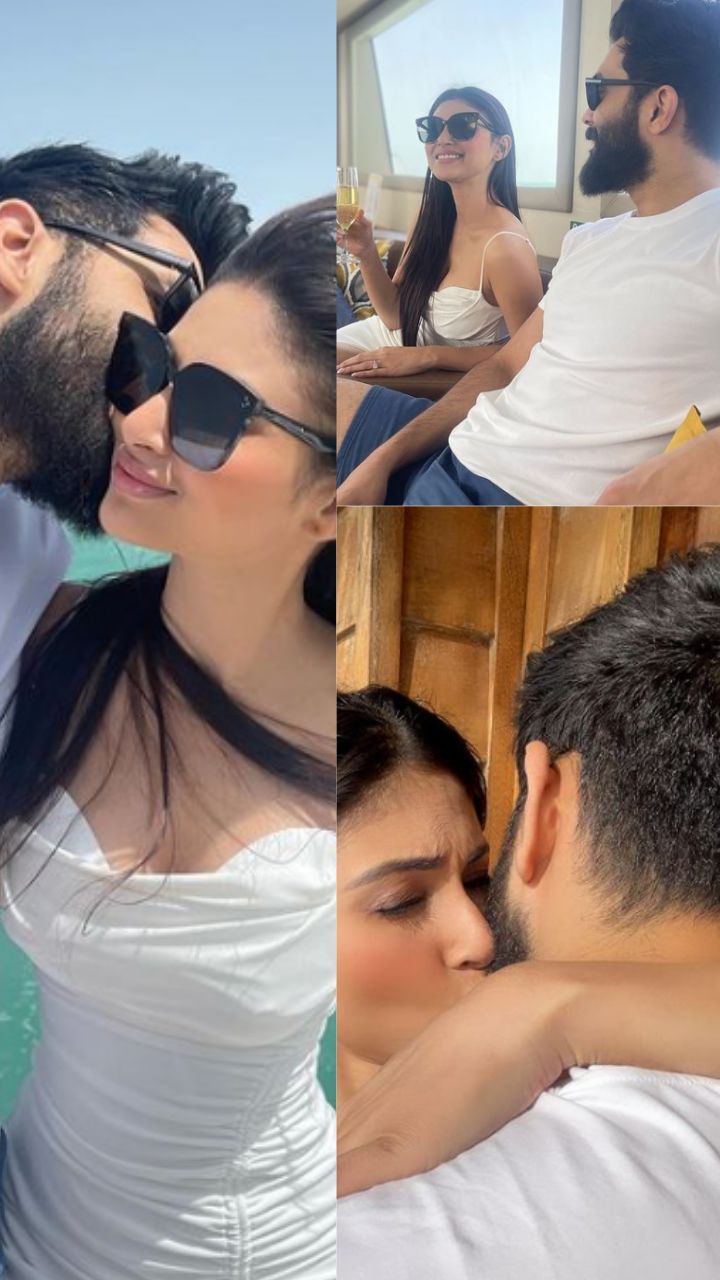 Mouni Roy romantic pics with hubby Suraj Nambiar; spends birthday with lot  of cuddles and kisses