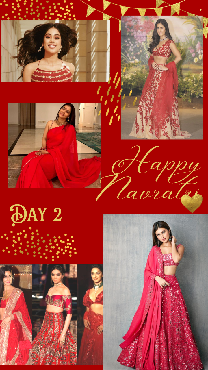 Navratri Special: Celebrity Inspired Red Outfits for the Festival