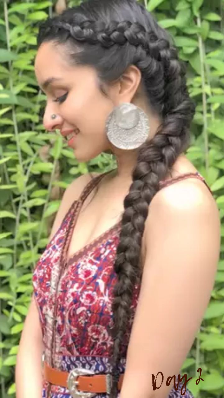 This navratri ditch old ways of doing same hair, Hair inspo for navratri  day 2 Call us and book an appointment for makeup and… | Instagram
