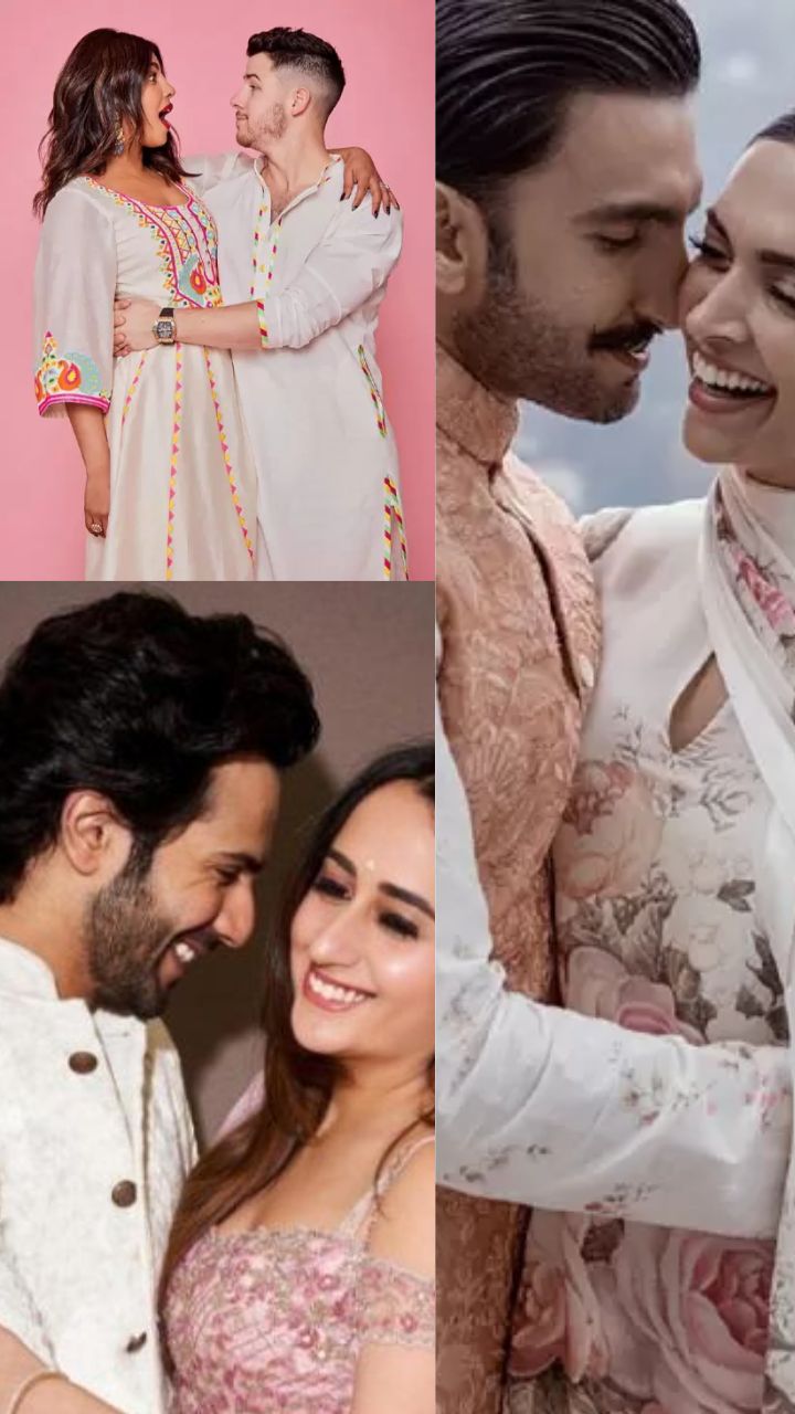 Bollywood couples inspired Pink coordinated outfit inspiration for Navratri day 9