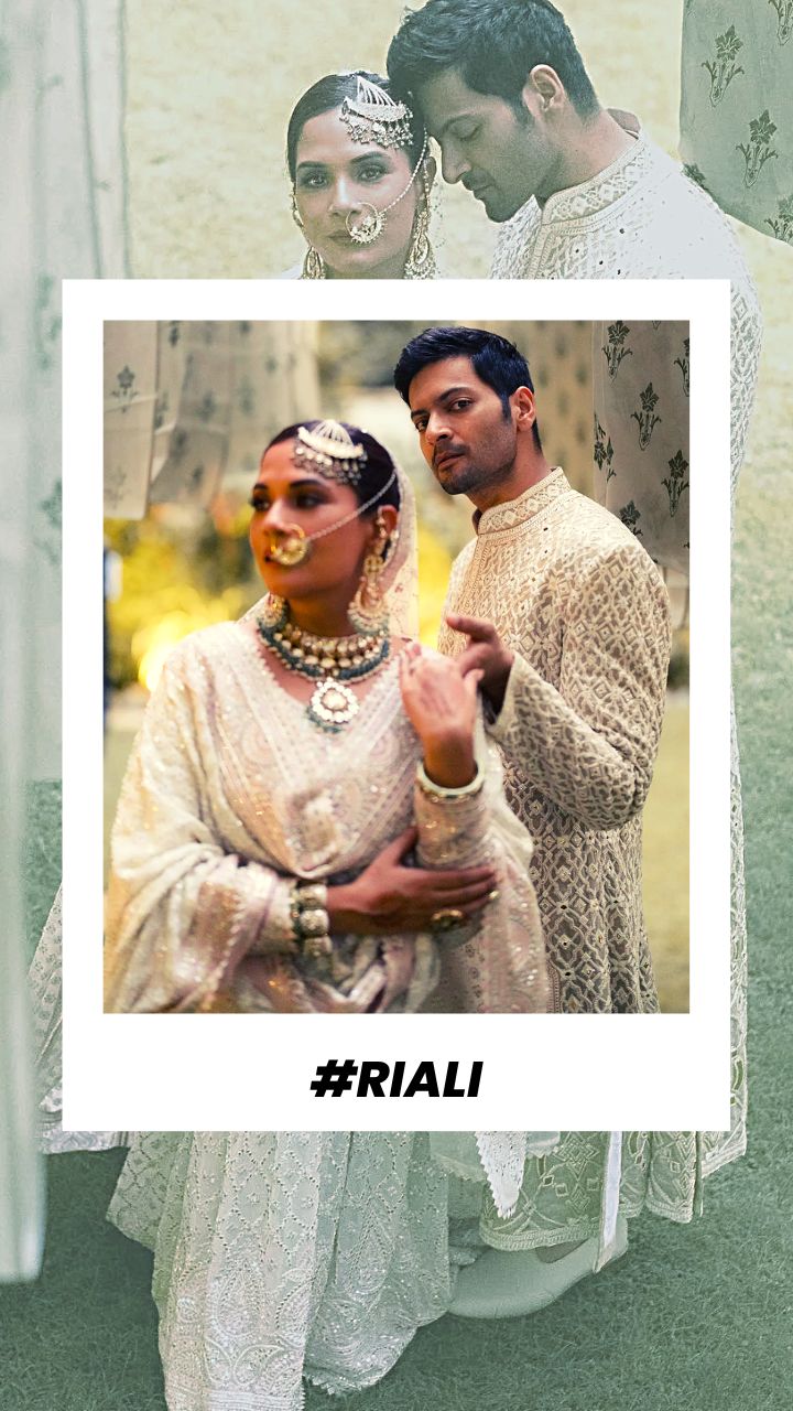 Richa Chadha & Ali Fazal royal wedding attire, photo dump ahead