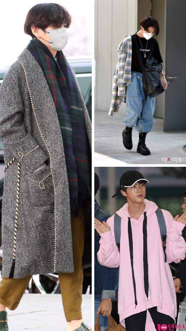 BTS members inspired ways for unisex clothing in winter; Jimin, V, Jungkook