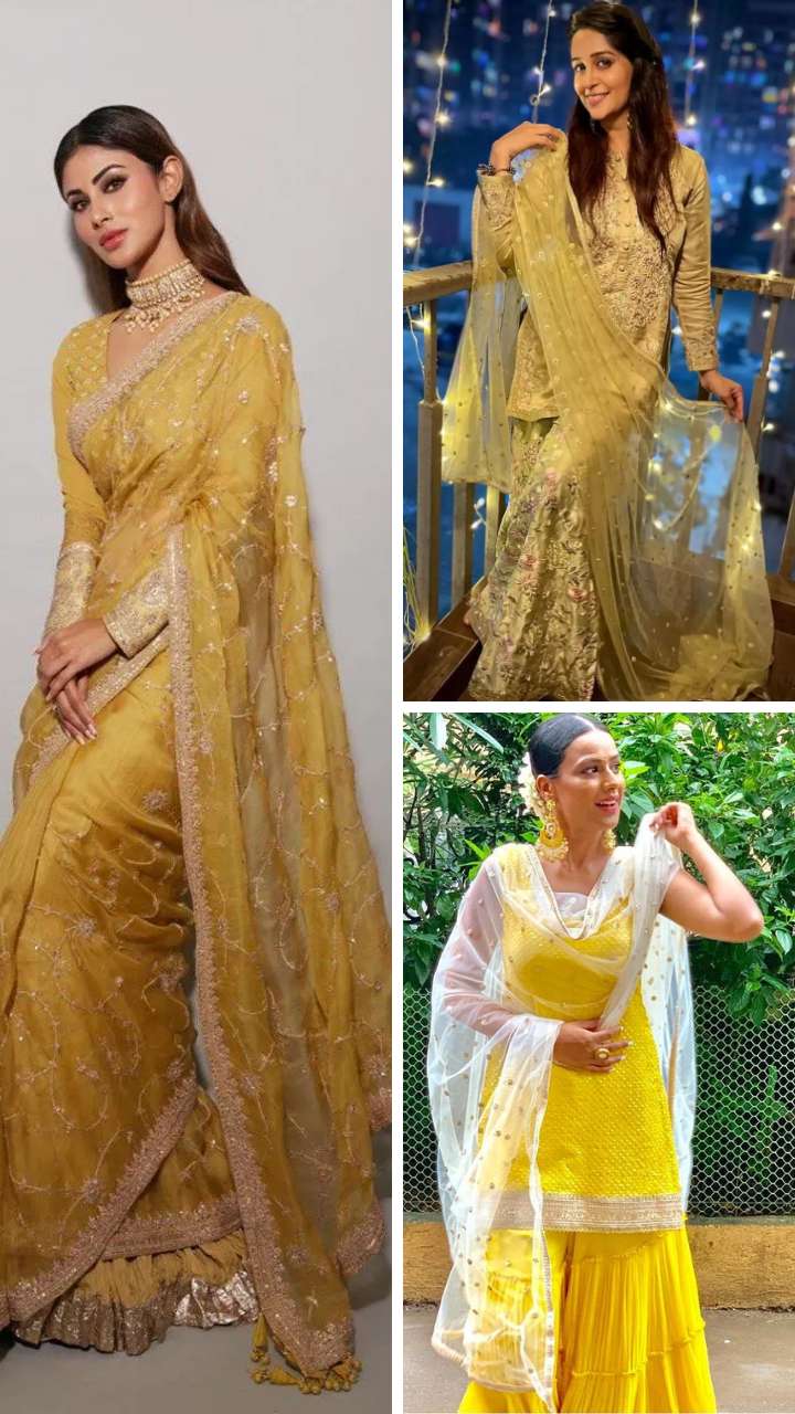 TV actress inspired Yellow outfit for Basant Panchami