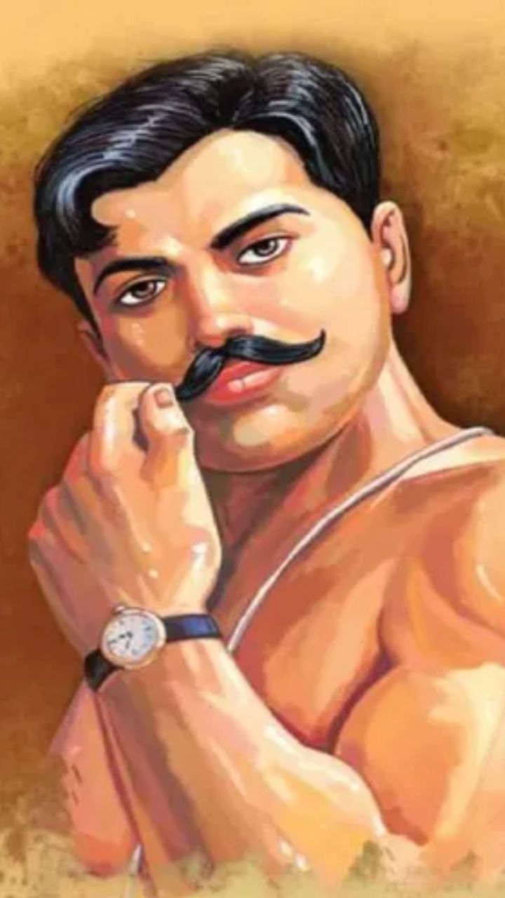 Chandrashekhar Azad, Man, Portrait, Indian, Activist, Legend, Hat,  Mustache, Line Art, png | PNGWing