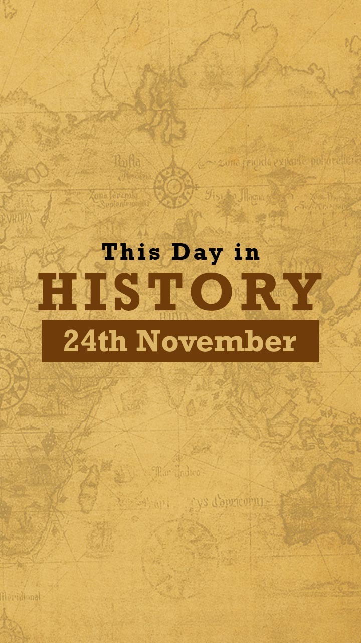 This Day in History Check out the interesting and important 24th