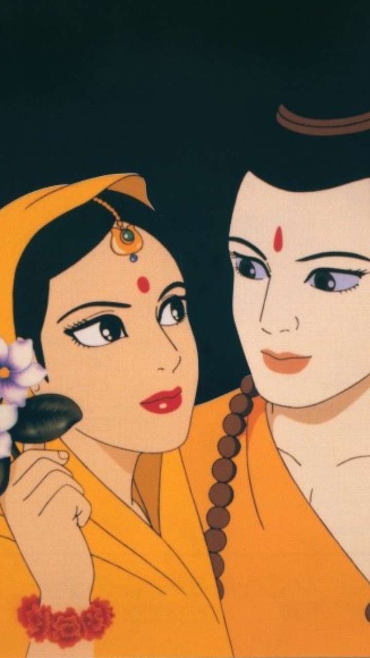 Raam sita animated art in 2020, ramayana the legend of prince rama HD phone  wallpaper | Pxfuel