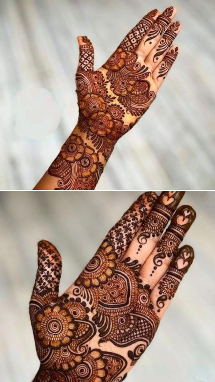 Mehndi Designs : Rajasthani mehndi designs for hands easy latest full  bridal designs | Times Now Navbharat
