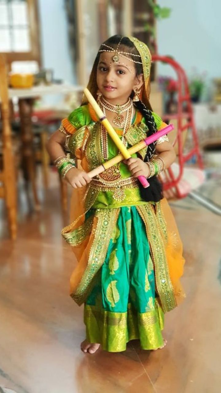A look at Mallika Singh's most loved outfits as Radha from Radha Krishn |  Times of India