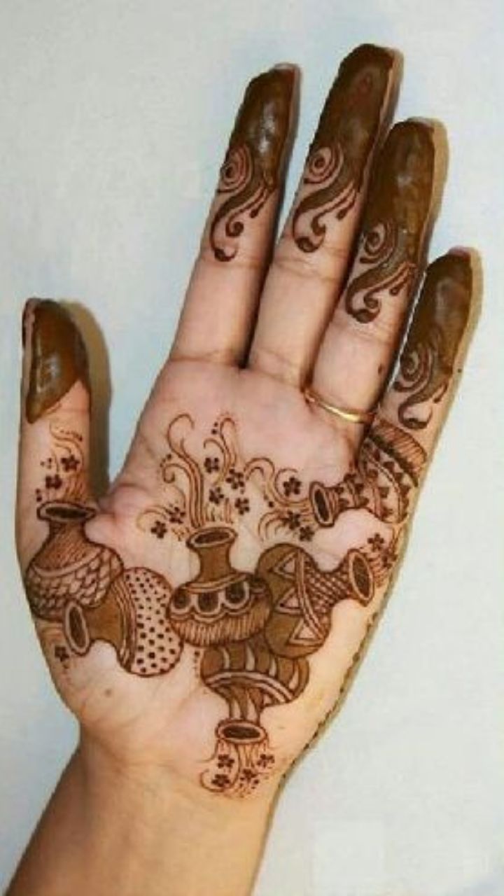 Radha Krishna Mehndi Designs