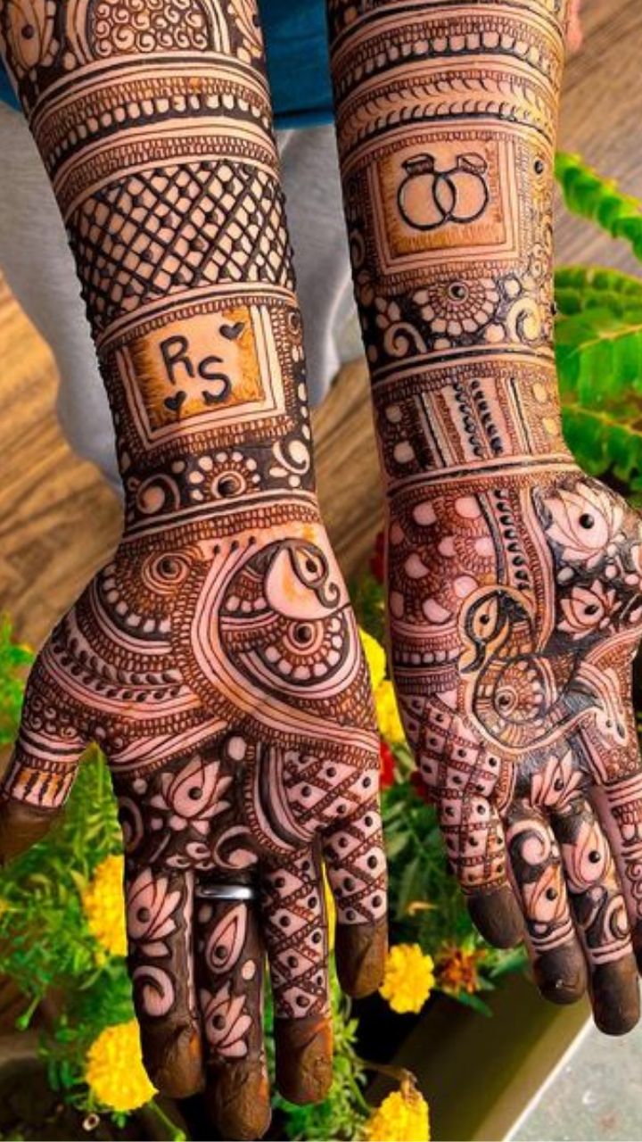 The Bridal Box - All Your Wedding Needs @ One Place | Mehndi designs for  hands, Full hand mehndi designs, Peacock mehndi designs