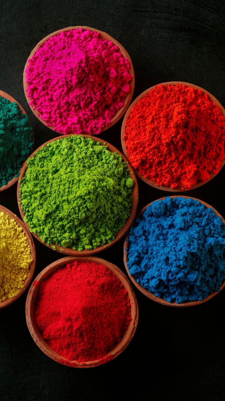 holi homemade colours